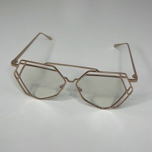 Clear stylish glasses